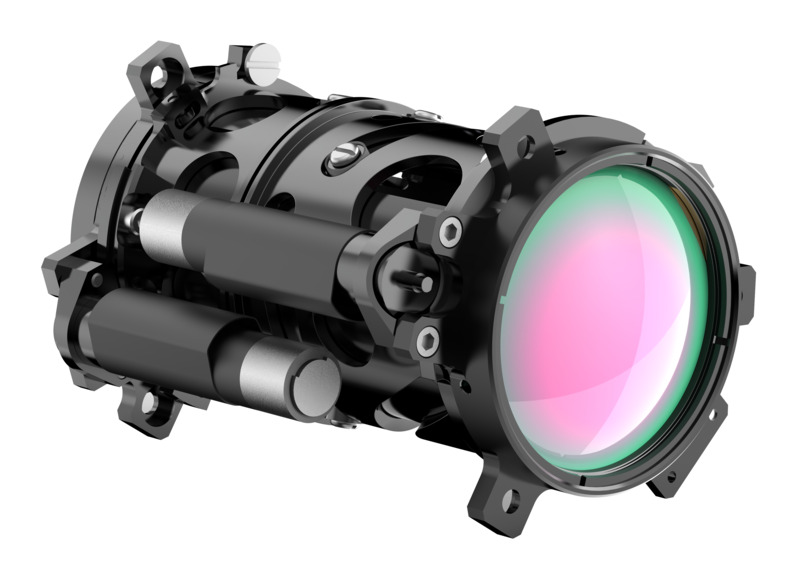 MWIR зум-объектив с плавной сменой фокусного расстояния, LightIR, ФР 10-135 мм, f/3,6